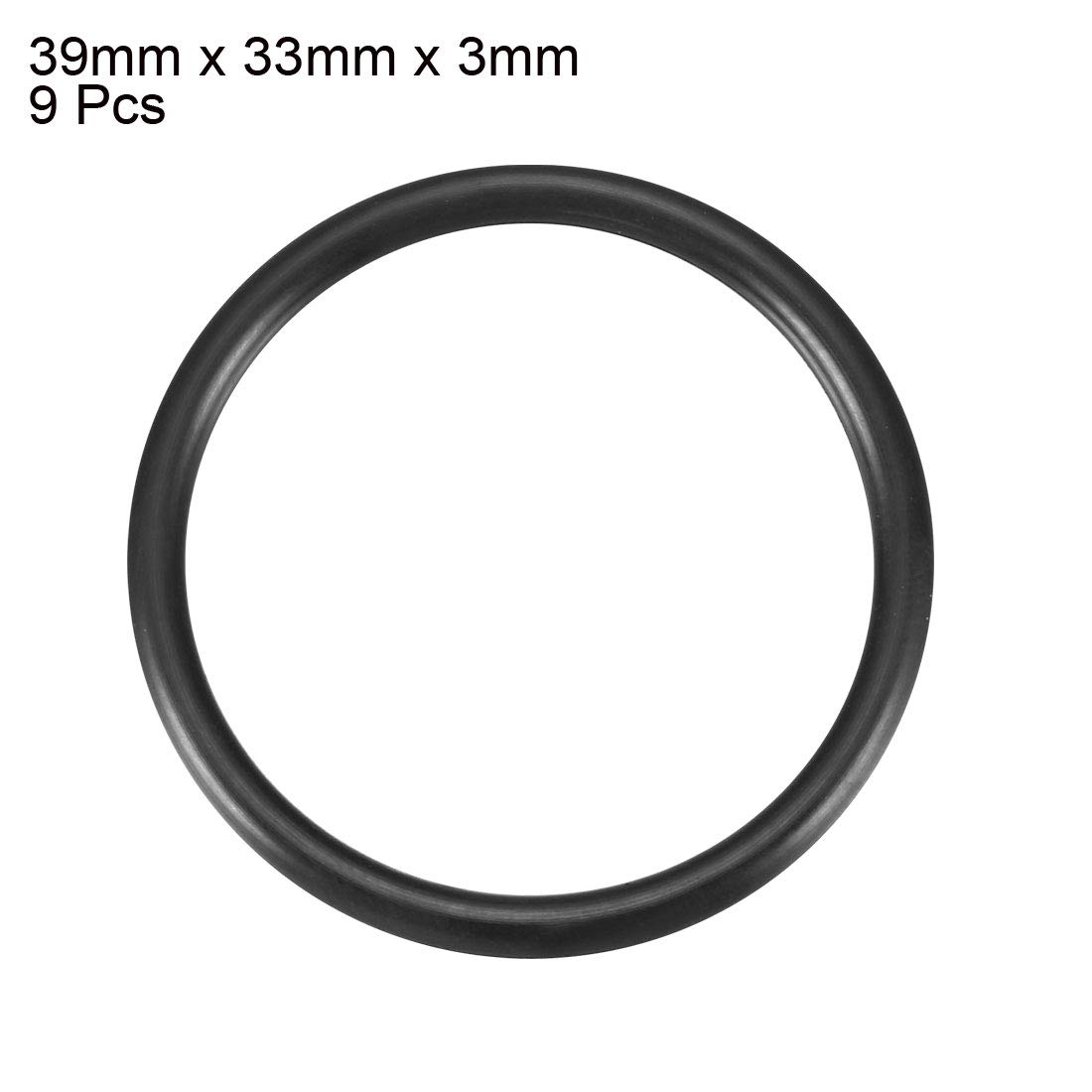 ☆ニトリルゴムOリング 外径39 mm 内径33 mm 幅3 mm Amazon | uxcell Oリング ニトリルゴム メトリックシーリング